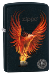 Zippo Anne Stokes Flaming Firebird Black Matte Lighter | 218-060779