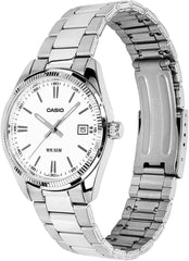 Casio Unisex 3-Hand Watch - Silver / White | UTP-1302PD-7AVDF