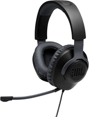 JBL Quantum 100 Wired Over-Ear Gaming Headphones, Black | Quantum 100
