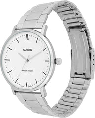 Casio Men 3-Hand Watch - Silver / White | MTP-VT04D-7EDF