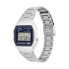 Casio Vintage Digital Unisex Metal Watch - Blue / Silver | A158WEA-2DF