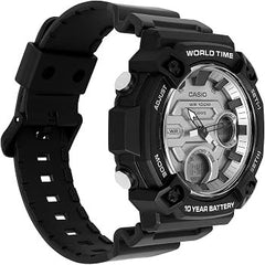 Casio Men Analog-Digital Watch - Black / Silver | AEQ-120W-7AVDF