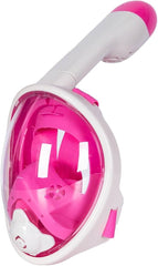 Full Face Snorkeling Mask with Integrated Snorkel Pink | AL1658