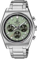 Casio Edifice Men Chronograph Watch - Green Silver | EFB-730D-3AVUDF