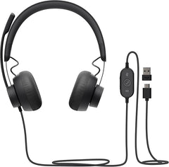 سماعة رأس Logitech Zone السلكية مع ميكروفون بخاصية إلغاء الضوضاء | 981-000875