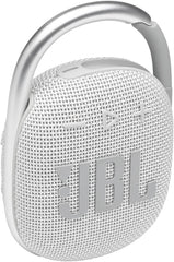 JBL Clip 4 Portable Bluetooth Speaker - White | CLIP4WT