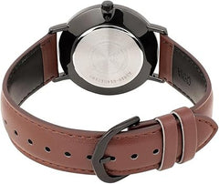 Casio Men 3-Hand Watch - Burgundy / White | MTP-VT03BL-7BDF