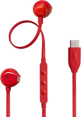 JBL Tune 305C USB-C Earphones Red | JBLT305CRED