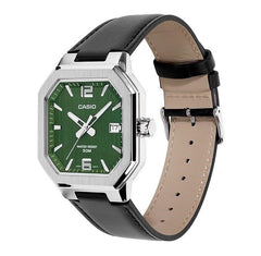 Casio Men 3-Hand Watch - Black / Green | MTP-B195L-3AVDF