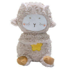 Soft Sleeping Sheep Plush Toy - Beige | 312-5