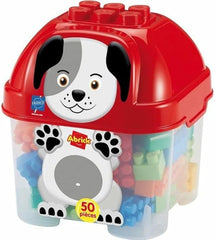 Ecoiffier Abrick Puppy Box - 50 Pieces | 0001927