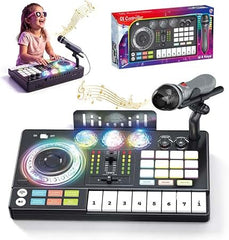 Kids DJ Controller with Microphone, Bluetooth & Lights | 208
