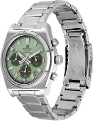 Casio Edifice Men Chronograph Watch - Green Silver | EFB-730D-3AVUDF