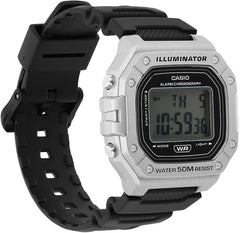 Casio Men Digital Watch - Black / Silver | W-218HM-7AVDF