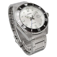 Casio Men 3H Watch - Silver / White / Black | MDV-107D-7AVDF