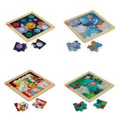 Fisher-Price Wooden Jigsaw Puzzle Assortment | MTFPHXV15
