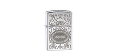 Zippo High Polish Chrome Crown Stamp Windproof Lighter | 24750