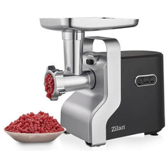Zilan 9-in-1 Meat Grinder 2100W 1.8kg/min - Black / Silver | ZLN0126