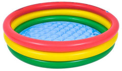 Jilong Swimming Inflatable Pool – 3-Ring, 100 cm × 22 cm | 17218