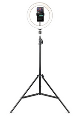 Havit Tripod with 10-Inch Ring Light – Black | ST7012 Pro