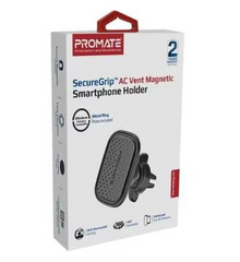Promate AC Vent Magnetic Smartphone Holder SecureGrip - Black | VENTMAG-L