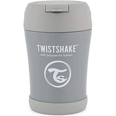 Twistshake Insulated Food Container 350ml Pastel Grey | 78751