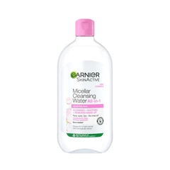 Garnier Micellar Water Facial Cleanser and Makeup Remover Pink for Sensitive Skin