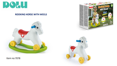 Dolu 2-in-1 Rocking & Riding Horse with Wheels | 7078