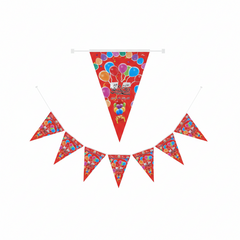 Ramadan Colorful Party Pennant Banner with Balloons Design | 7102-15
