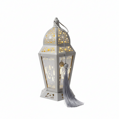 Ramadan Gold Crescent Moon LED Table Candle Holder | 7138-86