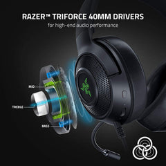 Razer Kraken V3 X Gaming Headset: 7.1 Surround Sound | RZ04-03750100-R3U1