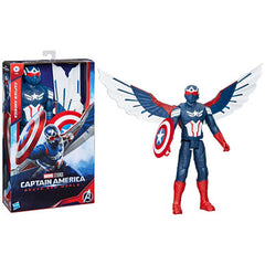 Hasbro Captain America Deluxe Titan Hero Series Figure | HBAVF9301
