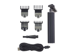 Beper Rechargeable Precision Hair Clipper & Trimmer, Waterproof Stainless Steel Blades, Black | P304CAP001