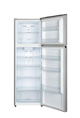 Hisense Refrigerator 9 Cu.Ft 2 Doors Top Mount Silver | RT264N4DGN