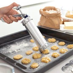 InnovaGoods Aluminium Cookie Maker and Cake Sleeve | V0103383
