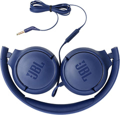 JBL TUNE 500 On-Ear Wired Headphone - Blue | Tune 500