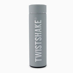 Twistshake Hot or Cold Bottle 420ml Pastel Grey | 78302