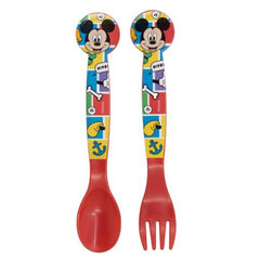 Disney Stor 2 Pcs PP Cutlery Set in Polybag Mickey Mouse Better Together | 74317