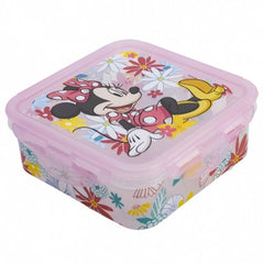Stor Square Hermetic Food Container 500ml Minnie Mouse Spring Look | 74459