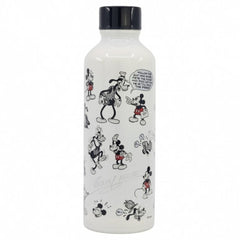 Stor Young Adult Aluminium Trend Bottle 755ml Mickey Mouse Vintage | 75559