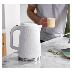 Russell Hobbs Honeycomb Electric Kettle 1.7L White | 26050-70