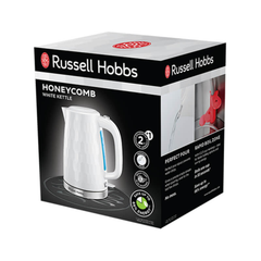 Russell Hobbs Honeycomb Electric Kettle 1.7L White | 26050-70
