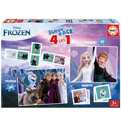 Educa Disney Frozen Super Pack 4 في 1 | 19737