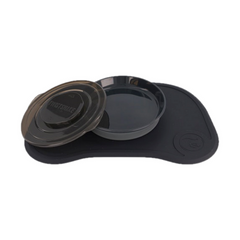 Twistshake Click Mat + Plate 6+ Months - Black | 78138