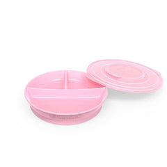 Twistshake Divided Plate 6+m Pastel , Pink | 78169