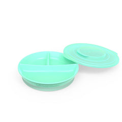 Twistshake Divided Plate 6+m Pastel , Green | 78171