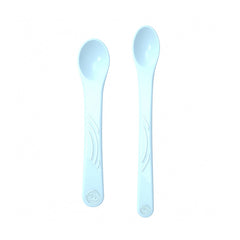 Twistshake 2x Feeding Spoon Set 4+m Pastel , Blue | 78190