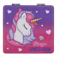 Take Care Unicorn Double Sided Pocket Mirror