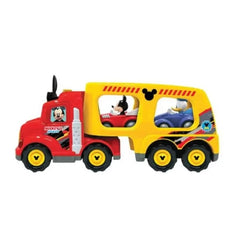 Disney Mickey Mouse Friction Vehicle Hauler with Toy Car | 5588-D582
