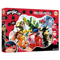 Educa Miraculous Ladybug Poster Puzzle 250 pcs | 19970